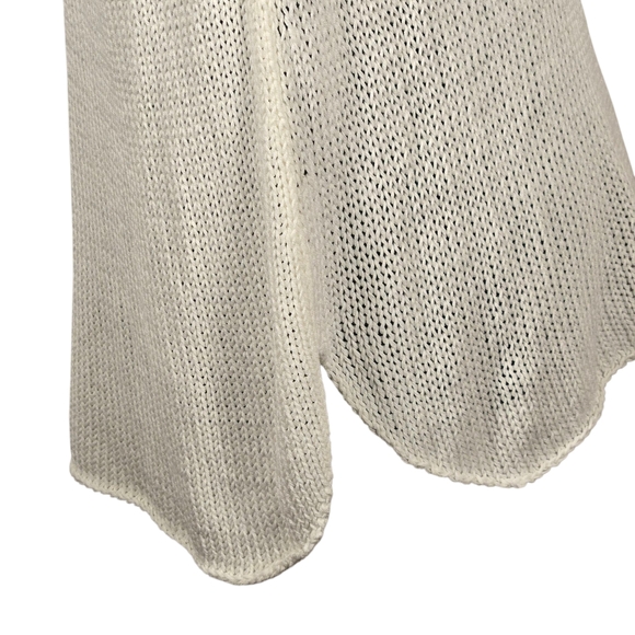 Wooden Ships Cotton Knit Sweater Game Day Crewneck Cream M/L - Picture 9 of 11